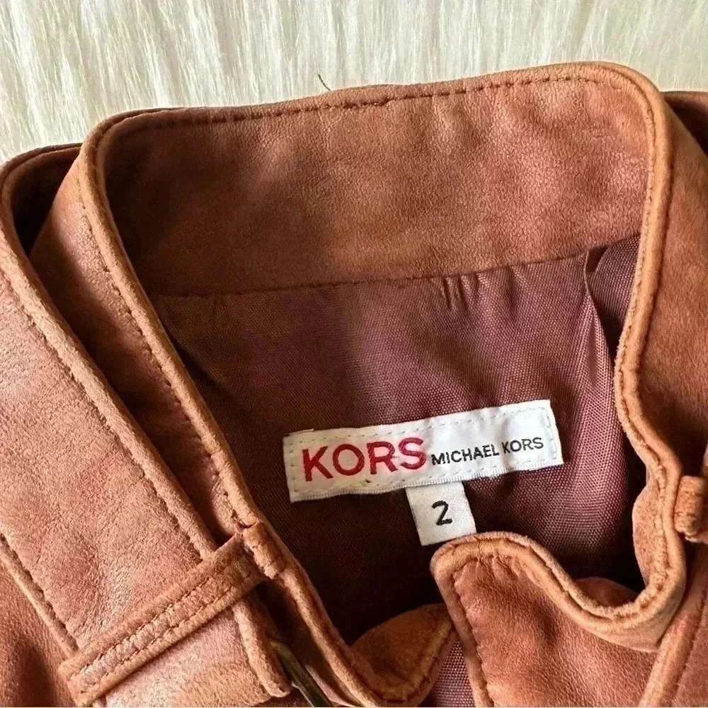 Korks Michael Kors Genuine Leather Vest - Picture 5 of 8